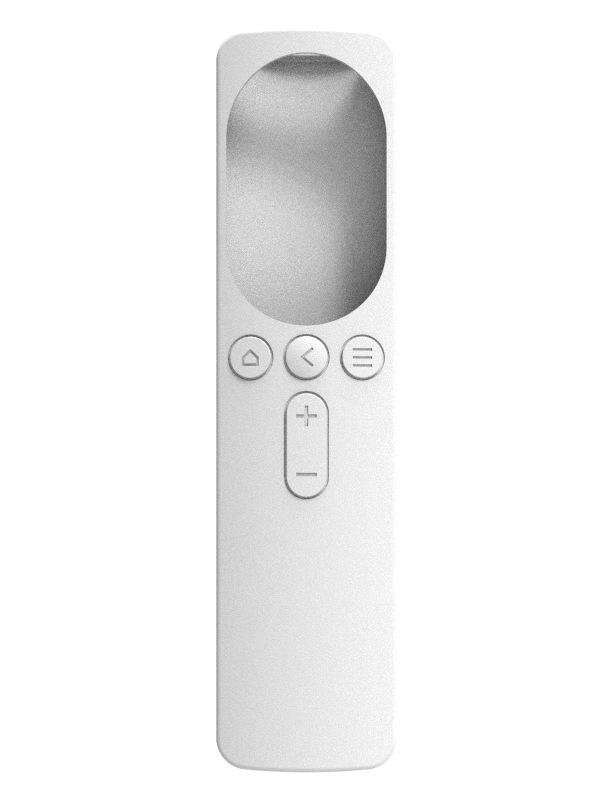 Funda protectora de Control remoto para Xiaomi, funda de silicona suave de Color sólido para Control remoto: Blanco