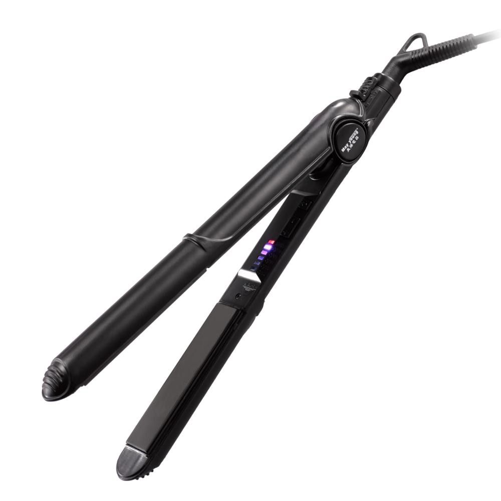 1inch Hair Straightener Flat Iron 2 in 1 Tourmaline Ceramic Flat Iron Adjustable Temperature