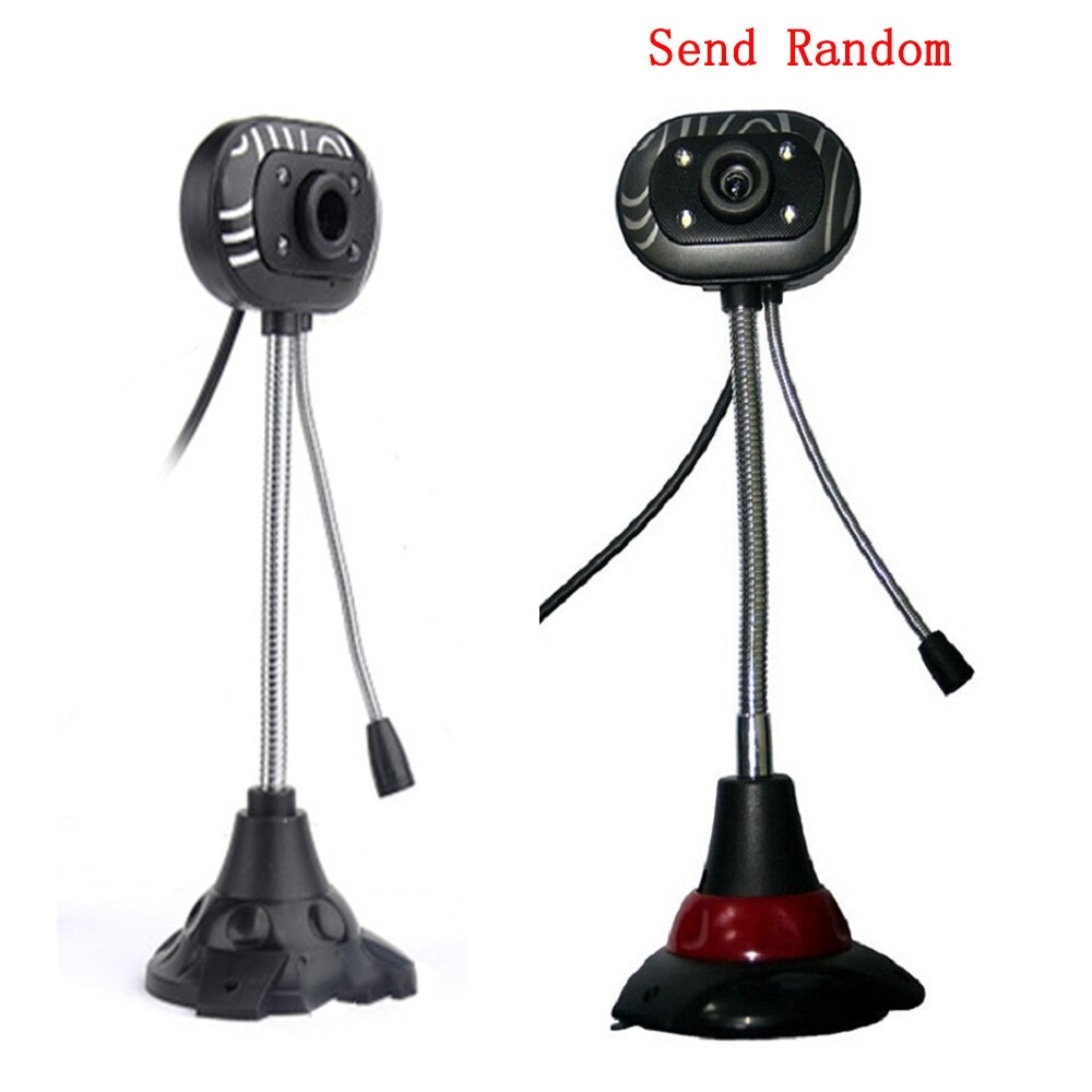 USB HD Computer Camera LED Web Camera With Microphone For PC Laptop Video Recording Web Camera