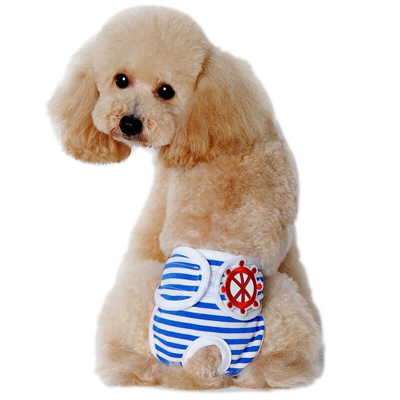 Herbruikbare Hond Luiers Ademend Katoen Puppy Buik Bands Verstelbare Klittenband Sanitaire Panty Voor Pet Hond Kat shorts