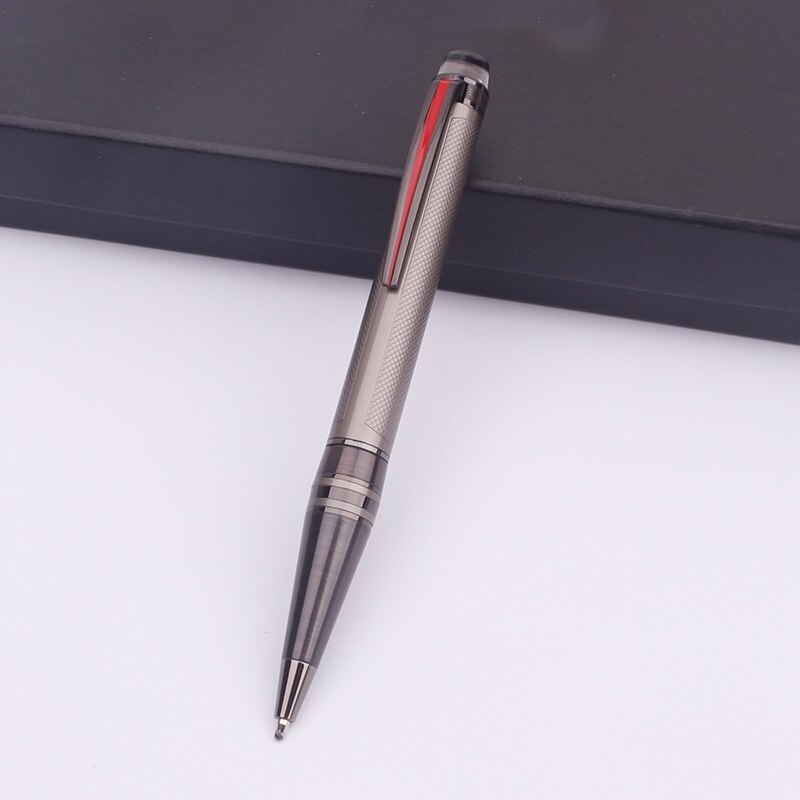 Luxury Mon Ballpoint Pen MB Blanc Rollerball Ball Point Pens PVD-plated Fittings Office Supplies Christmas Box Packaging: 1 / With box