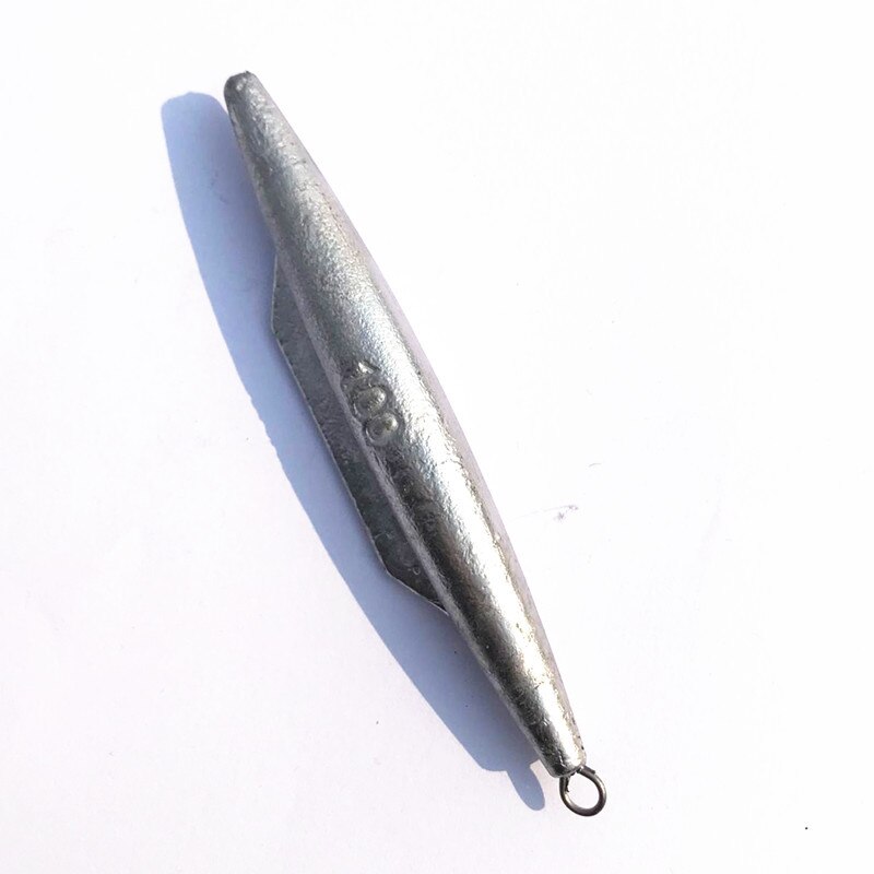 Sous-marin mer bateau en forme de 100g 150g poids plomb goutte pêche plombs pêche attirail boîte accessoires anneau outil Kit