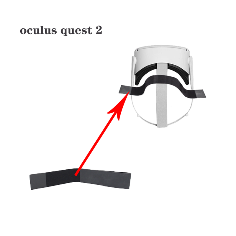 Non-slip VR Helmet Head Pressure-relieving Head Strap for Oculus Quest 2 VR Headset Headband Quest2 Glasses Fixing Accessories