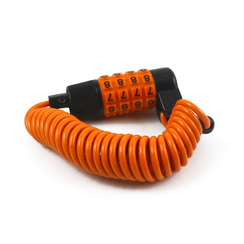 Bicycle Lock Combination Lock Bike Portable Security Lock 160CM Steel Cable Spiral MTB Road Bike Lock Cycling Bicycle Lock