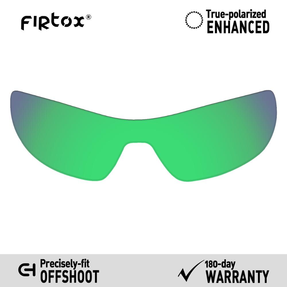 Firtox true  uv400 polariserte linser erstatning til oakley avlegger  oo9190 solbriller (kun kompatibel linse) - flere farger: Grønnpolarisert
