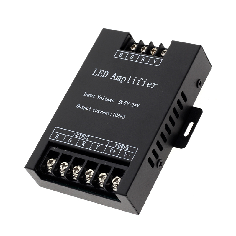 DC12V-24V 24A Rgb Rgbw Versterker Led Controller Signaalversterker Voor Led Strip Licht Tape Rgb Rgbw Rgbww Power Repeater Console: RGB 30A