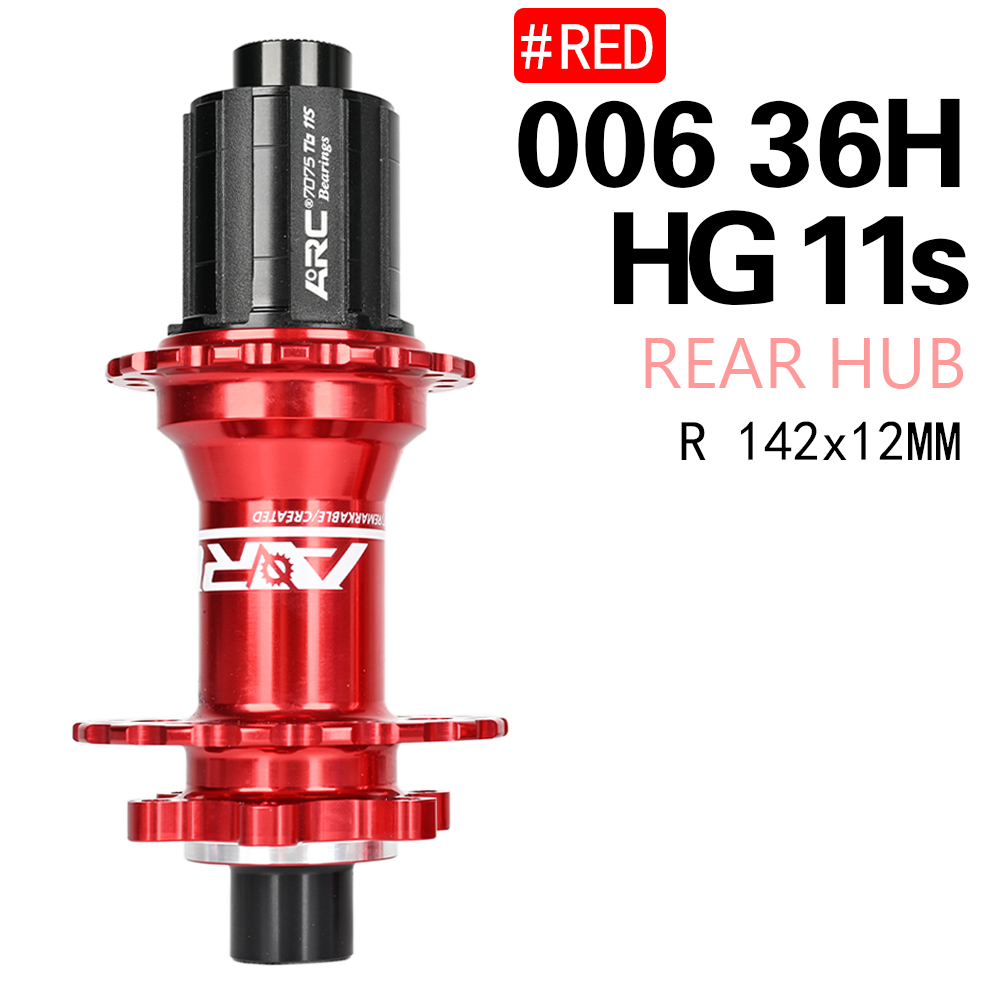 Nanlio Bicycle Hubs ARC 006 Mountain Bike Hub - NBK Bearing Aluminum Alloy Hub for 8-12 Speeds | Available in 32/28/36 Holes