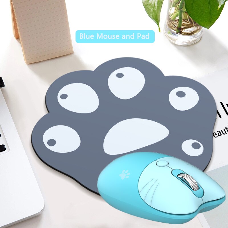 Mysz bezprzewodowa 2.4G Cute Pink Cartoon myszy dla Kid Girl prezent wyciszenie ergonomiczna mysz biurowa regulowana DPI Optical Mause na laptopa: Blue Suit
