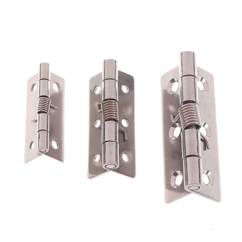 2/2.5/3 zoll Lange Edelstahl Tür Scharniere Silber Schrank Schublade Schmuck Kasten Scharnier Stiefel Marine Scharnier Für Möbel Hardware-