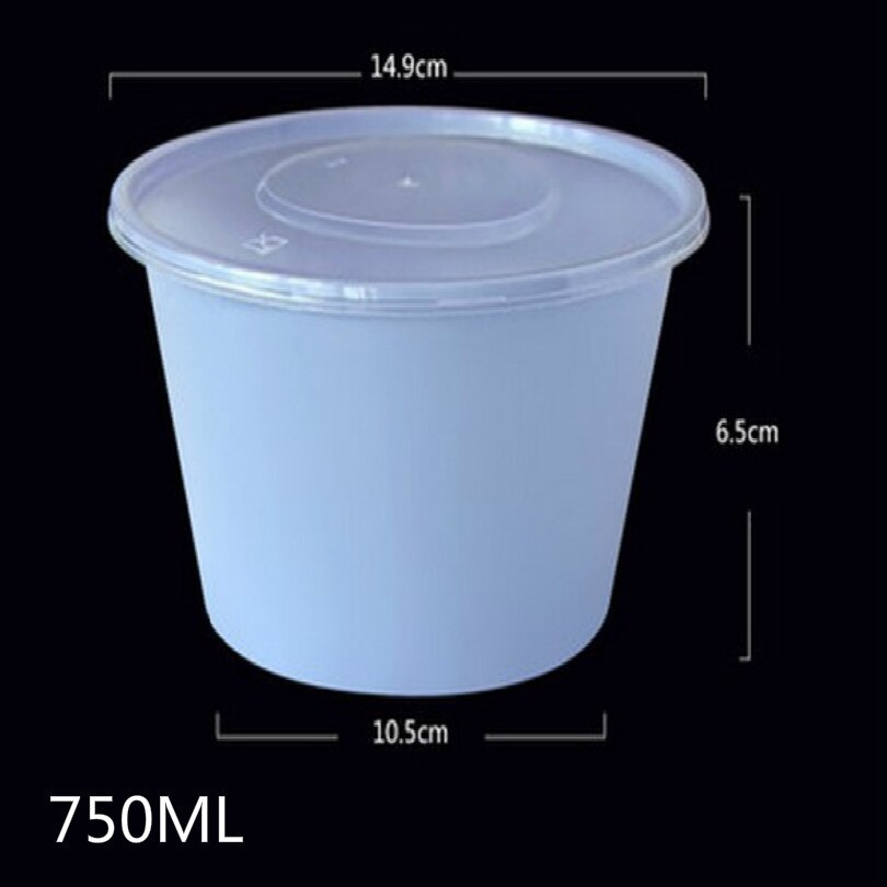 500-1000ML contenant voedsel jetable wegwerp voedsel containers takeaway wegwerp voedsel verpakking takeaway dozen wegwerp lade: WHITE