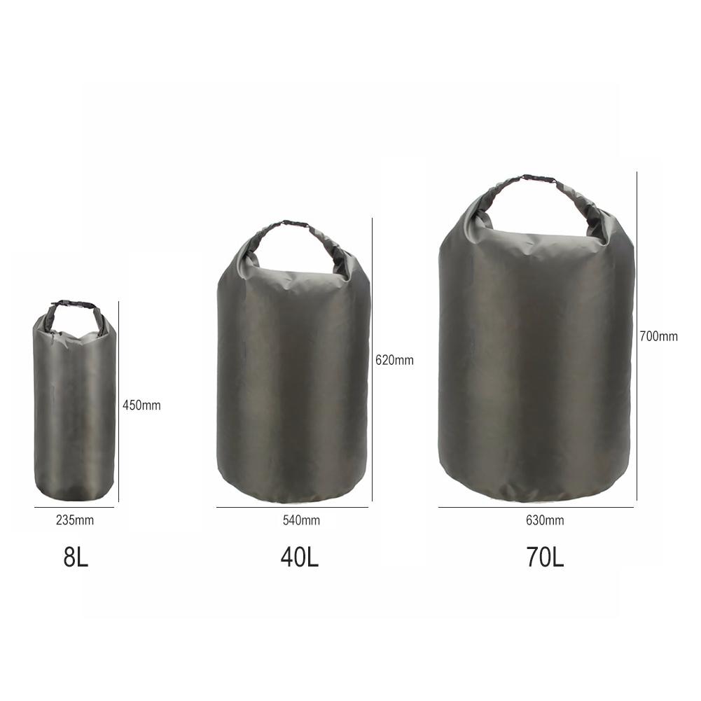 8/40/70L sacs imperméables extérieurs sac de natation sec sac sec sac étanche flottant sacs de vitesse sèche pour la navigation de plaisance pêche Rafting