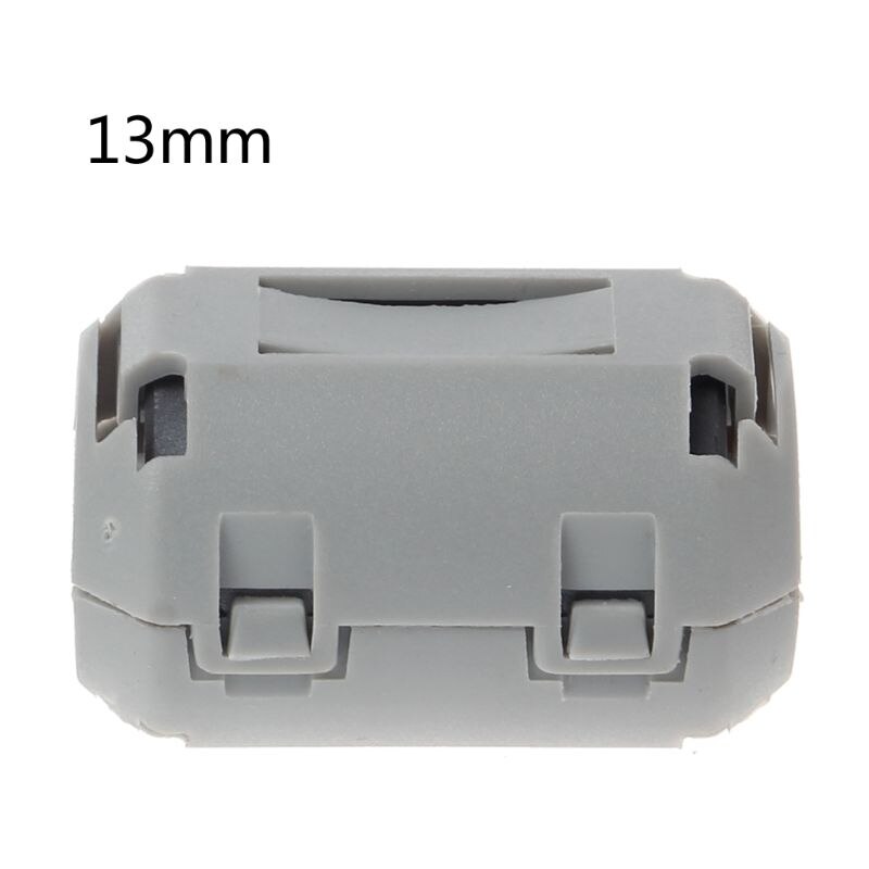 Clip-auf Ferrit Drossel Ring Kabel RFI EMI Lärm Schalldämpfer Filter Kabel Clip Neue Shippinp: 13mm