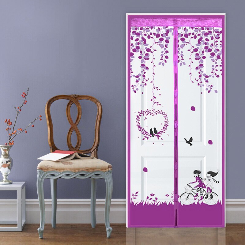 1PC Magnetic Bug Screen Door Window Curtain Insect Fly Mosquito Screen Curtain Anti Mosquito Indoor Protect Net Curtain: 1 / 100X210cm