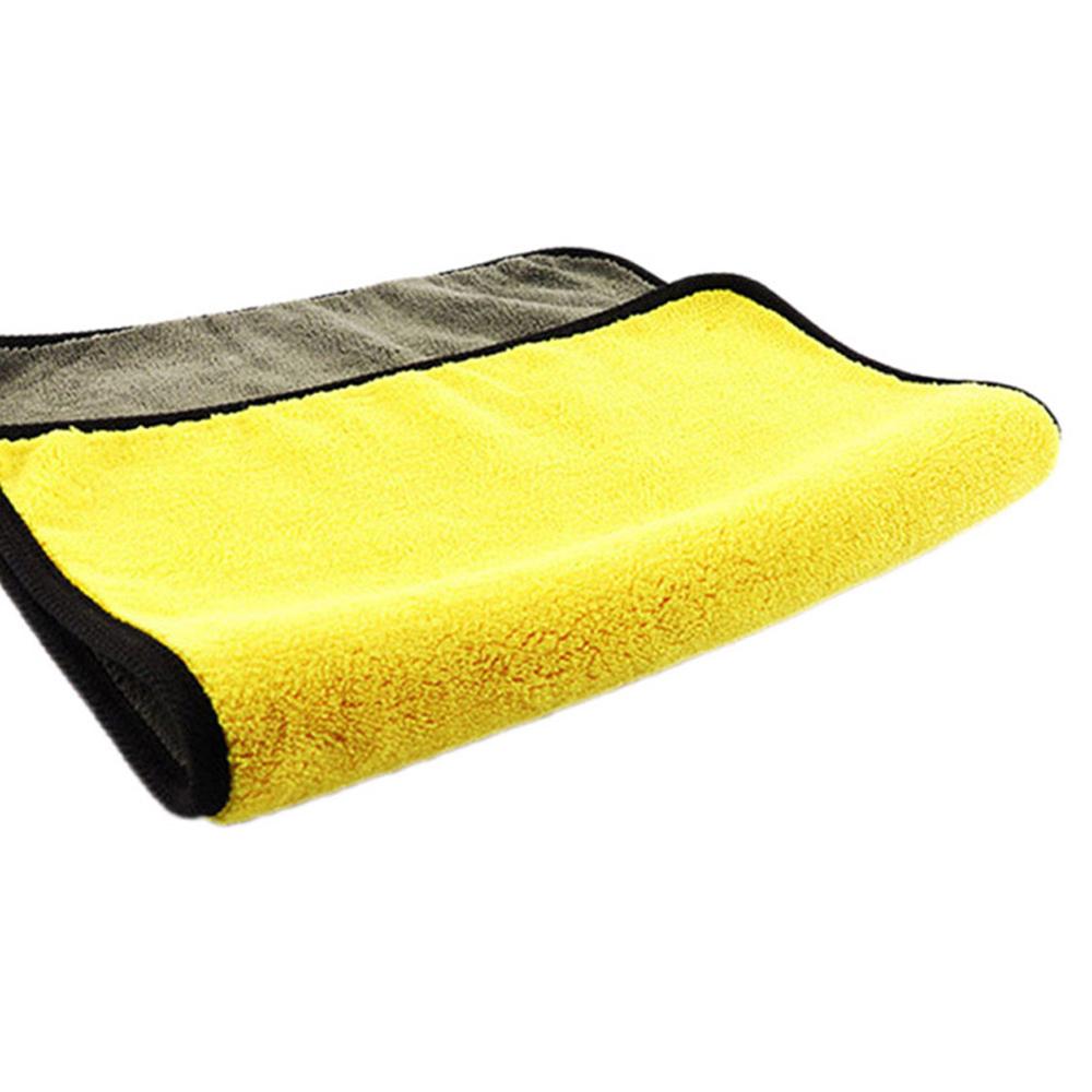5 st 600 gsm biltvätt mikrofiberhanddukar supertjock plyschduk för tvätt rengöring torkning absorbera vaxpolering