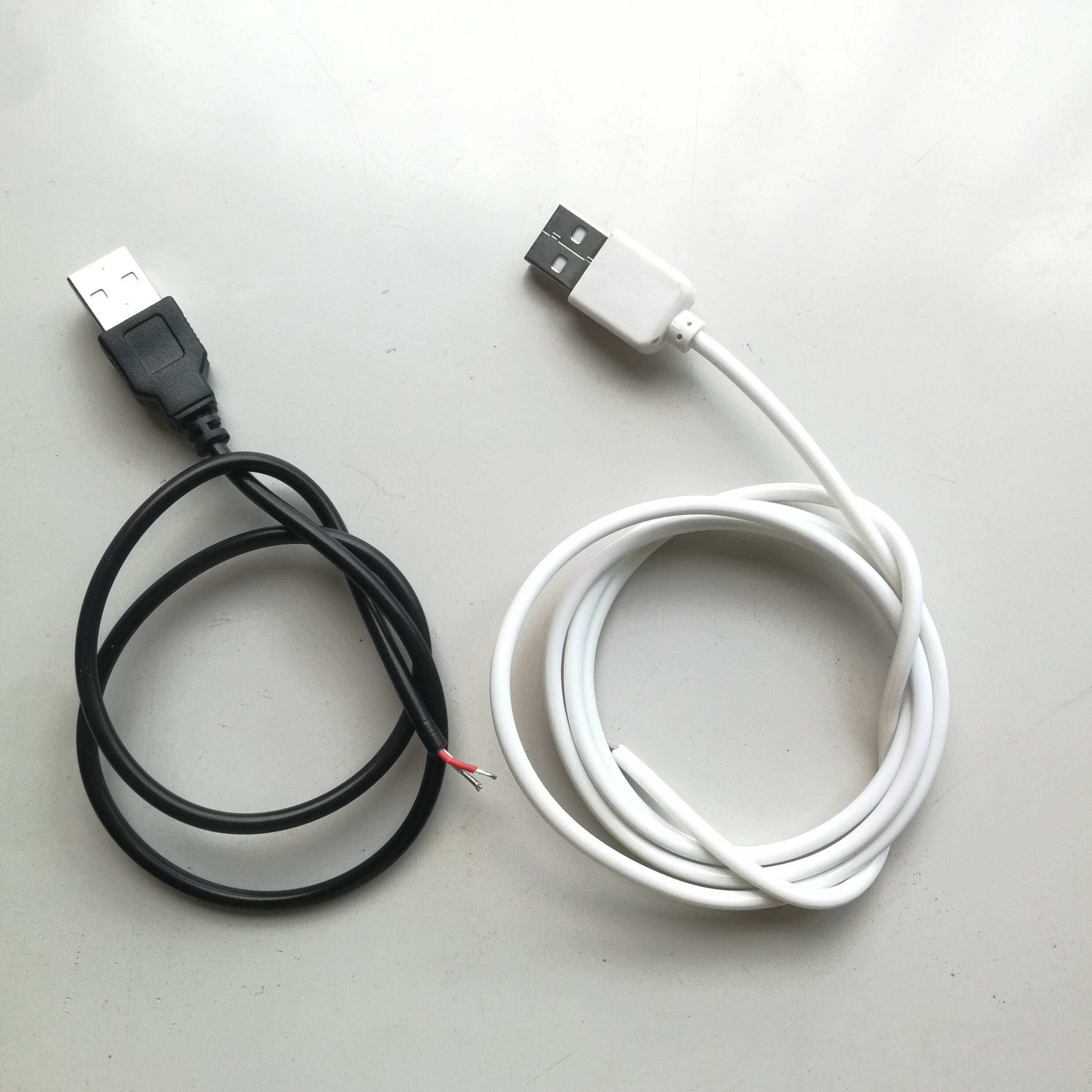 30CM 50CM 100CM USB LED Anschluss Kabel linie 2pin USB Buchse Power Verbinden Draht Anschlüsse für DC5V einfarbige LED Streifen Licht