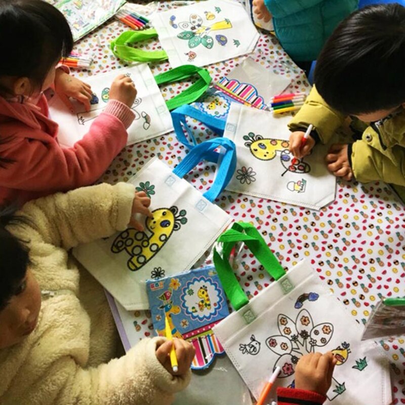 Kid Diy Tekening Kleur Tas Kinderen Leren Educatief Speelgoed Tekening Met Veilig Niet Giftig Water Pen Voor Jongen En meisje