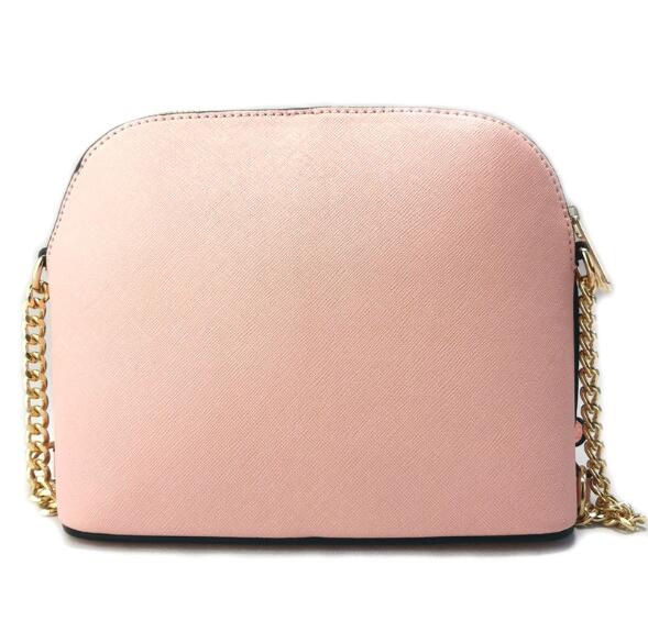 pu bag holster handbag for girls rattan bag sac main femme bolsos mujer de marca famosa Small shell bag: Pink