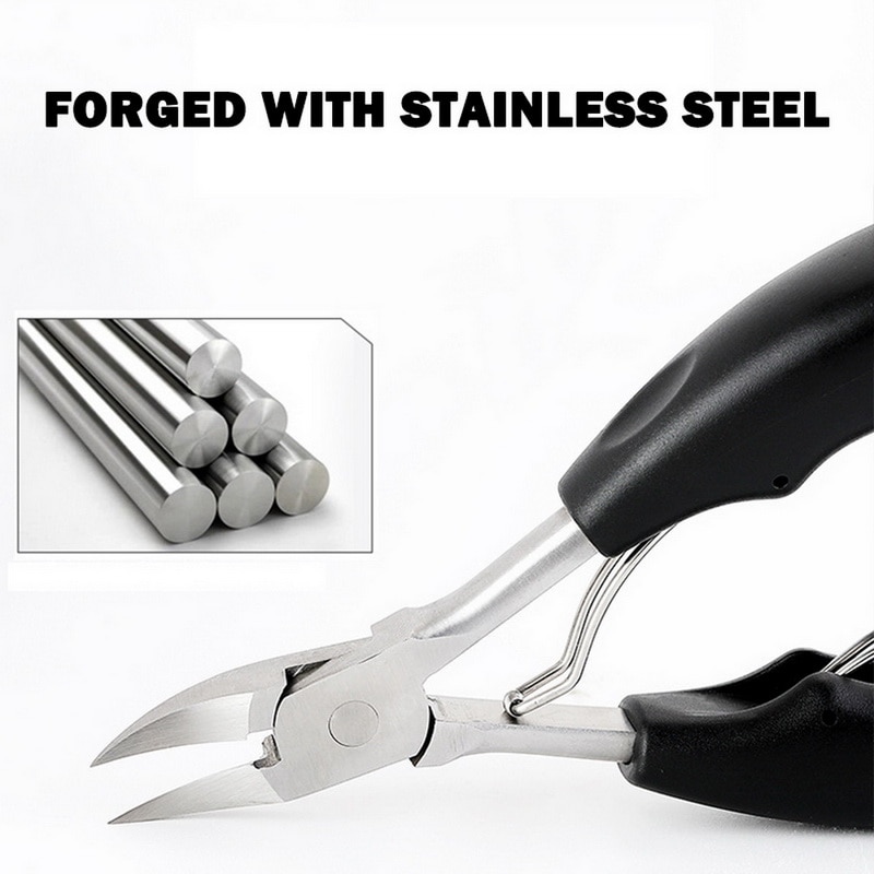 Nail Clipper Set Stainless Steel Toenail Clippers for Thick Ingrown Toe Nail Heavy Duty Precision Nail Scissor Toenails Tool