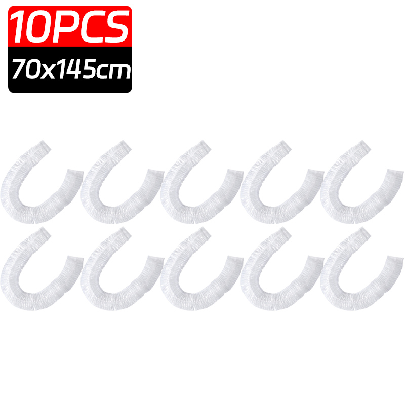50-1PCS Disposable Air Conditioning Dust Cover Household PE Transparent Air Conditioner Protection Cover Universal Dust Covers: Burgundy