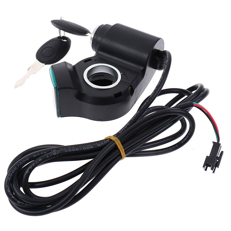 Voltímetro Para Bicicleta Eléctrica - Pantalla Digital 12-99V, Retroiluminación Verde, Cable 2m