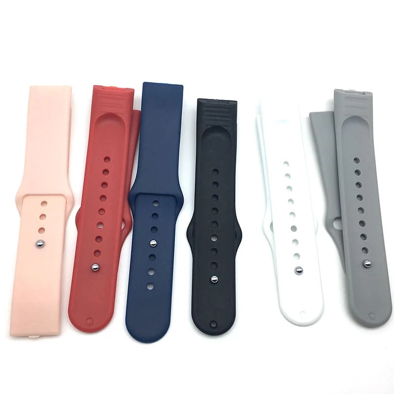 Bracelet de rechange en Silicone pour montre connectée Y68, D20, D28, en TPU souple, ajustable, accessoires