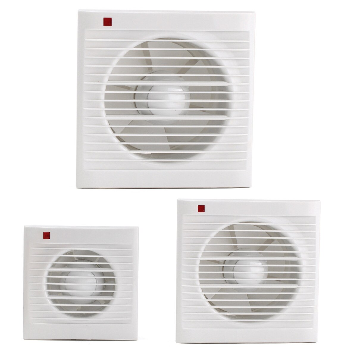 4 Inch 6 Inch 8 Inch Waterproof Mute Bathroom Extractor Exhaust Fan Window for Kitchen Toilet Vent Fan