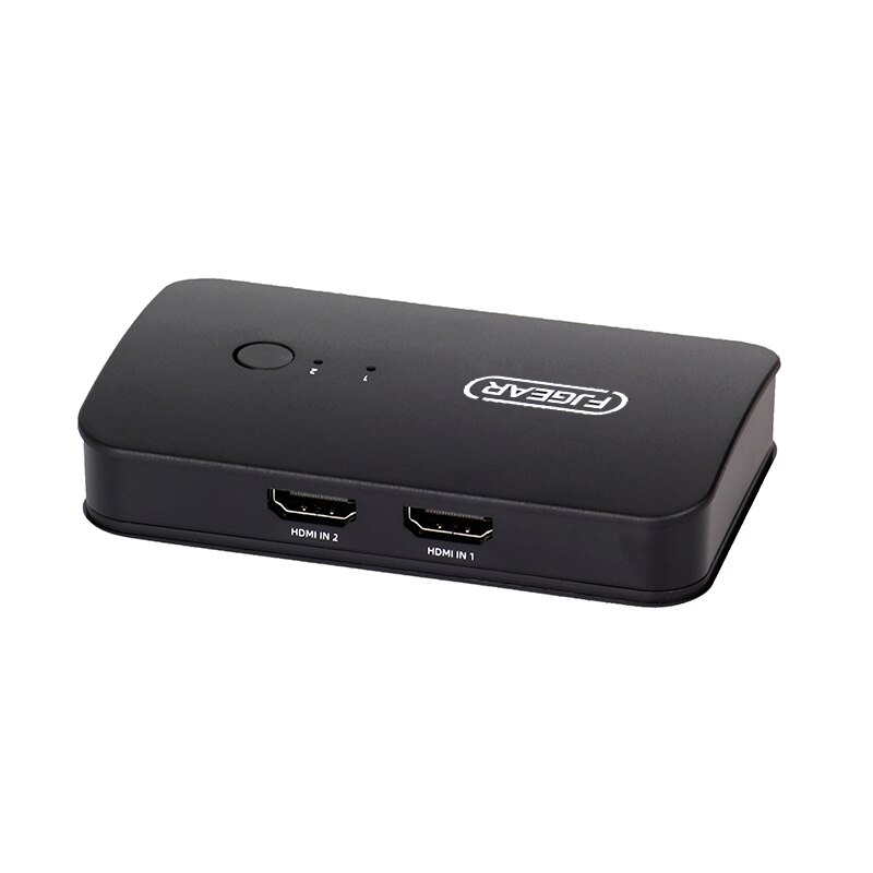 2 Ports KVM Switch HDMI-compatible 2 Input 1Output Two Computer Device Share Displayer USB Printer Keyboard Mouse U Disk