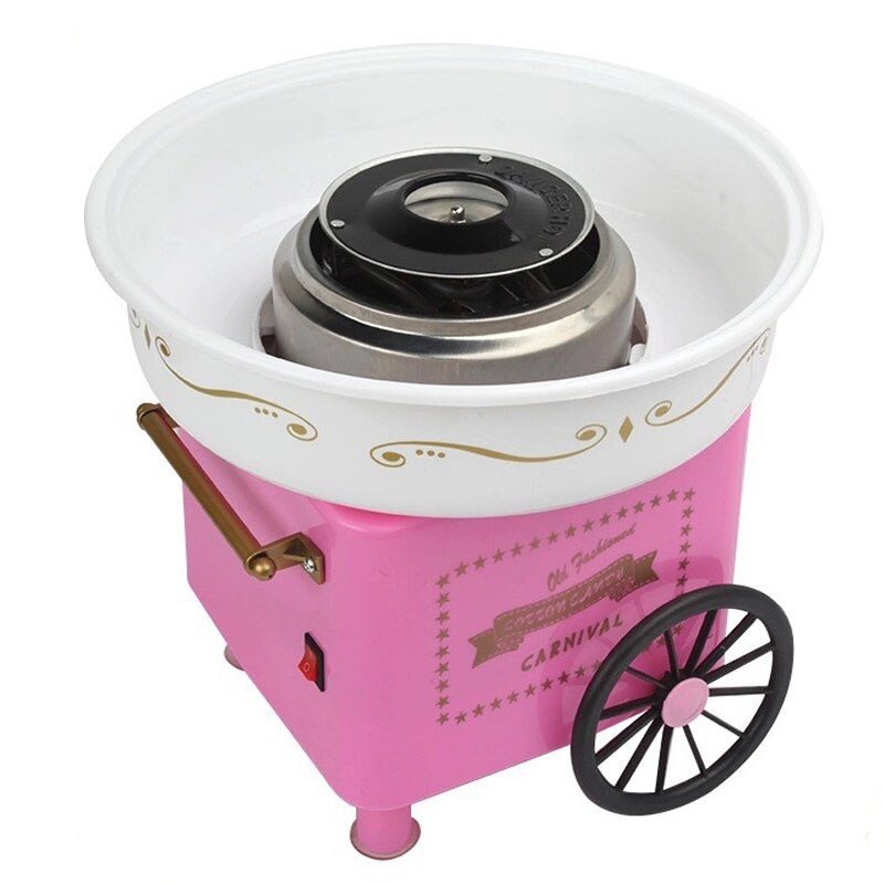 110-220V Mini Sweet Automatic Cotton Candy Machine Household DIY 500W Cotton Candy Maker Sugar Floss Machine For Kids