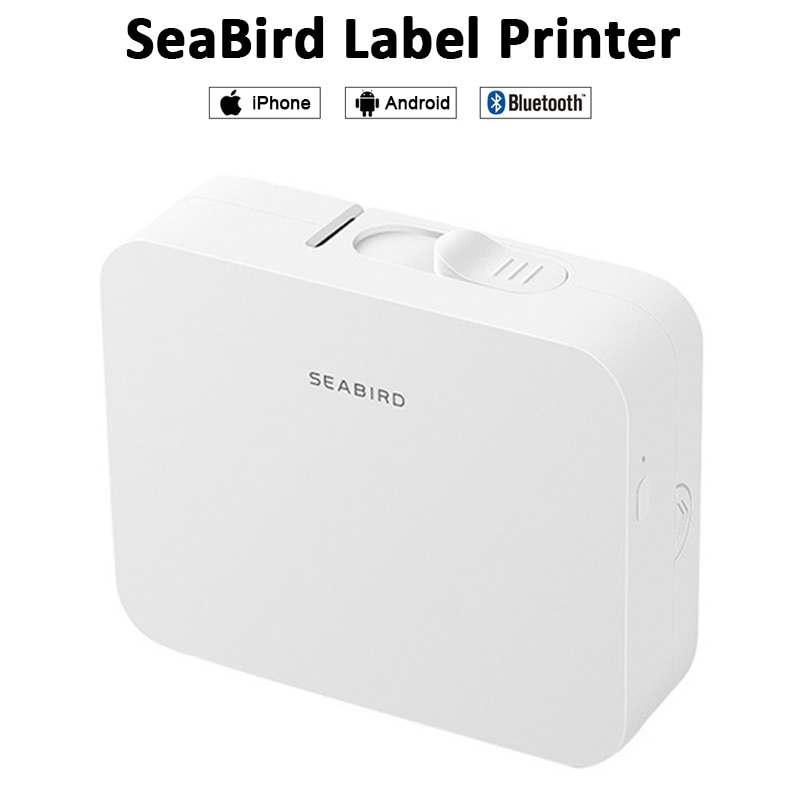 Seabird Mini Pocket Label Printer Bluetooth Portable Handheld Thermal Photo Printer for Home Use Mobile Phone Android and IOS