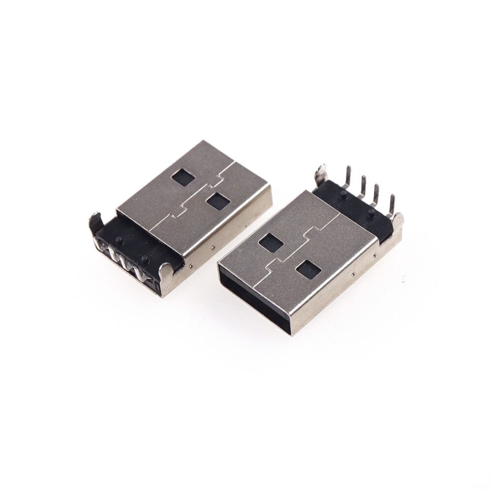 5 stk usb-kontakt 2.0 stikkontakt hankjønn a type b type smt overflatemontering gjennom skrog pcb velg å bestille