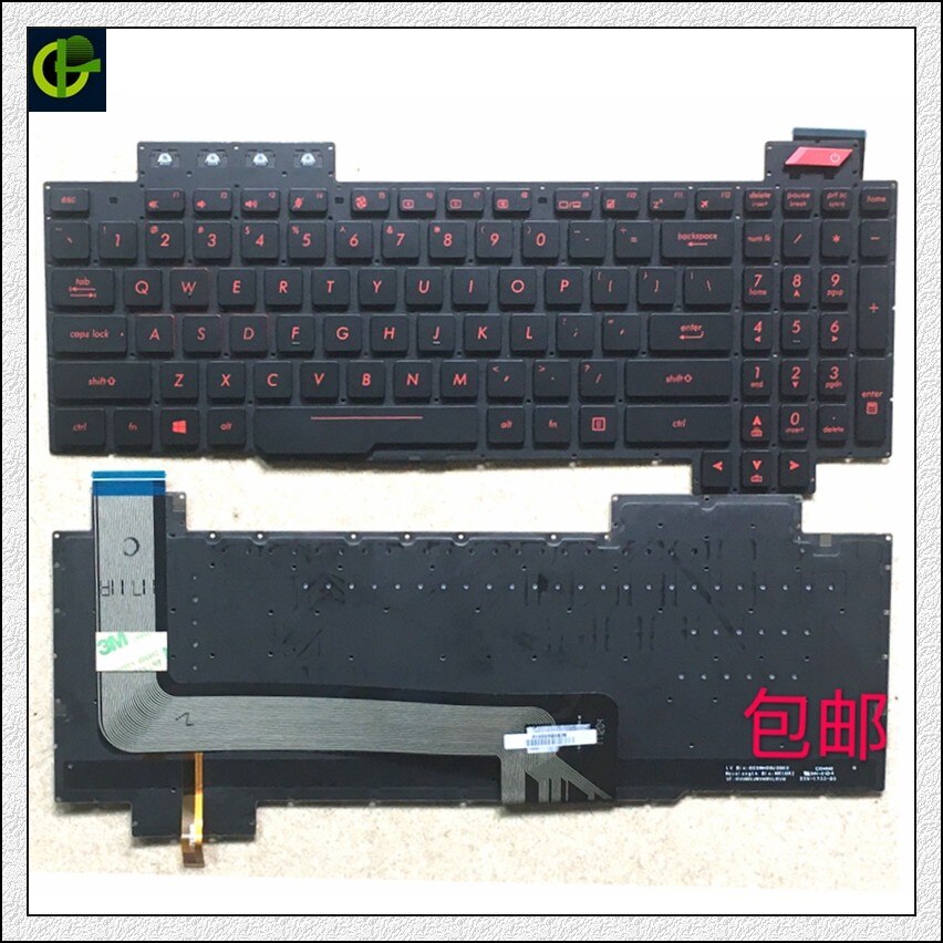 Original English Backlit keyboard for ASUS ROG FX503 FX503V FX503VM FX503VD US laptop 90NR0GN1-R31US0