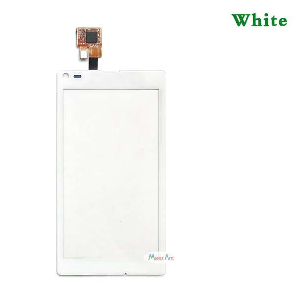 Di Alta Qualità 4.3 &quot;per Sony Xperia L S36h C2105 C2104 Touch Screen Digitizer Anteriore Obiettivo di Vetro Pannello Del Sensore: white No Tool