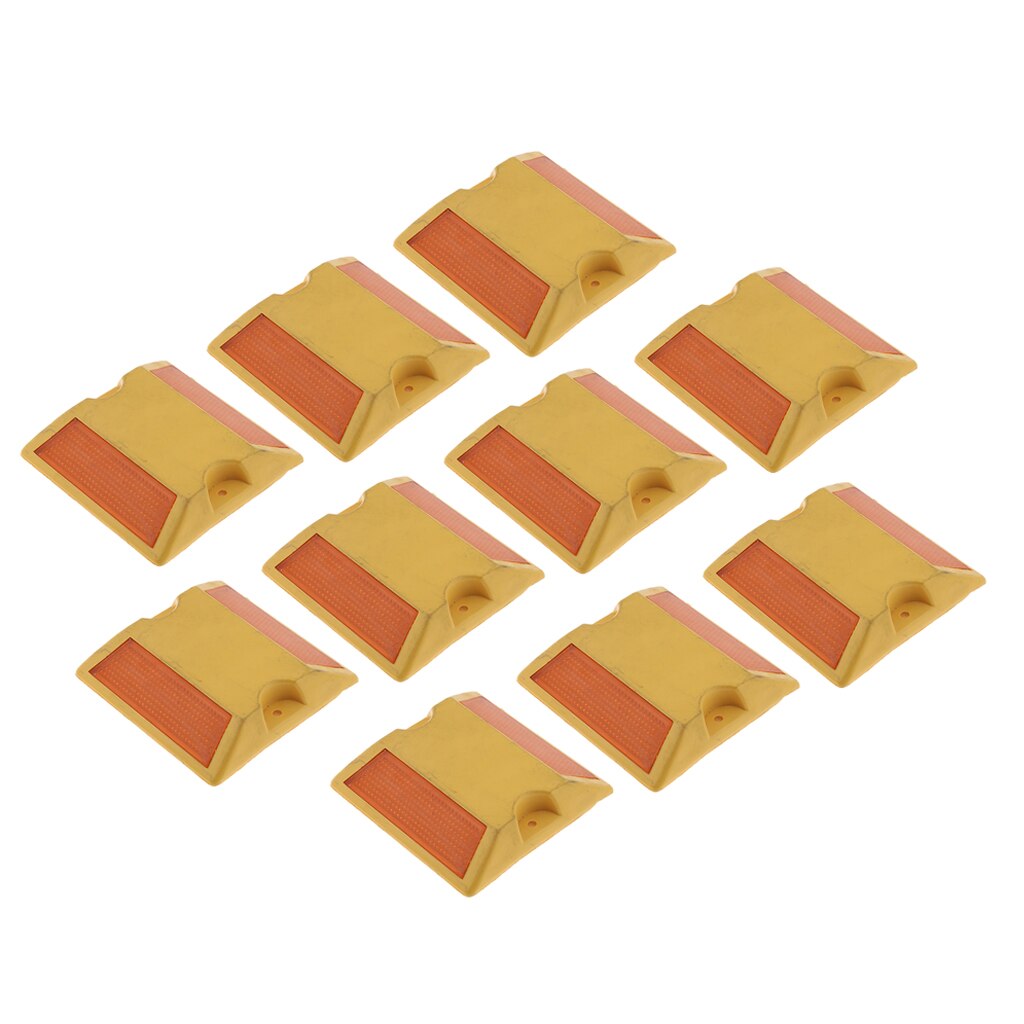 10 Pcs Oprit Reflector-Reflecterende Weg Stud-Road Bestrating Markers, Langdurige