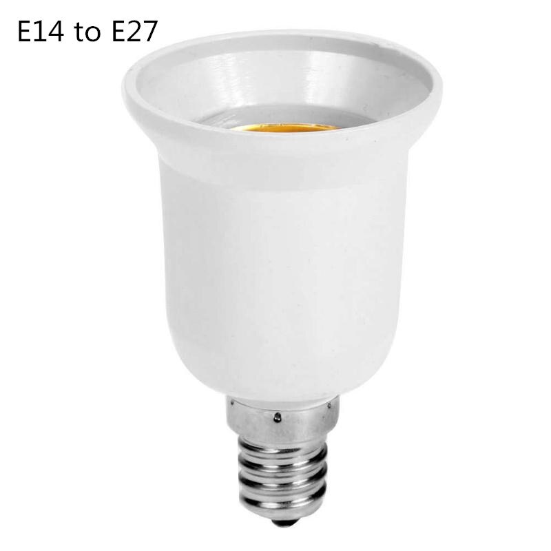 LED Adapter E27 To E14 B22 MR16 GU10 G24 G9 Bulb Holder Converter Socket Bulb Lamp Holder Plug Extender For Lighting: E14 to E27