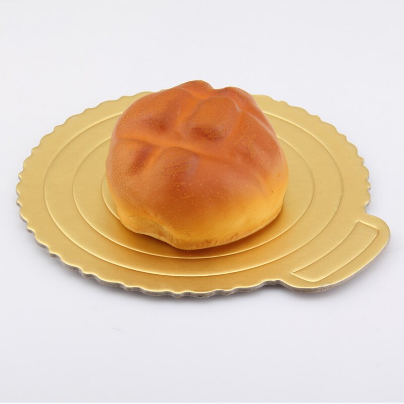 Soporte grueso de 6 pulgadas (15x15cm) para pan de oro, cartón, pastel, fondo, bandeja de papel para hornear, utensilios de repostería 10 unids/lote M2057