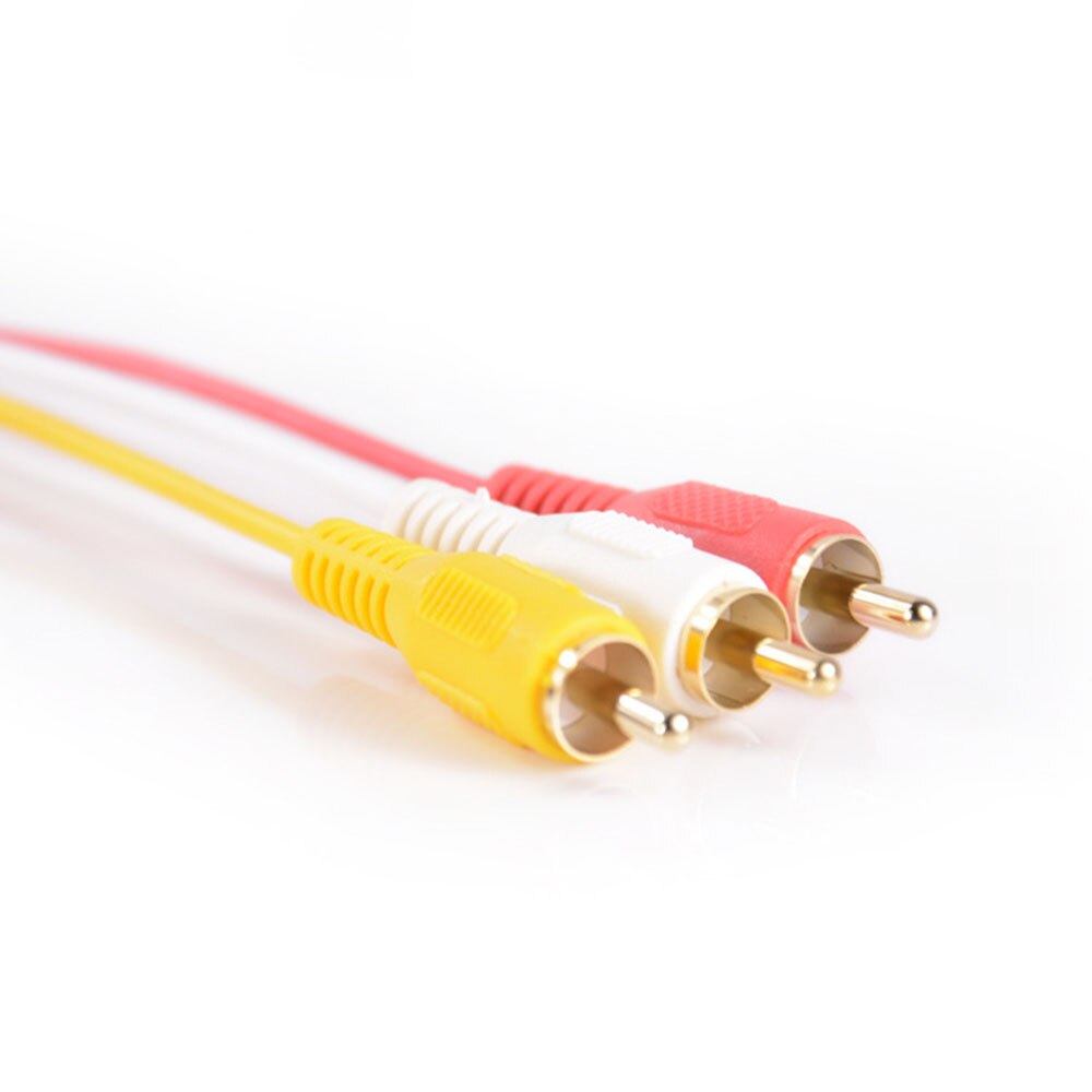 1.5M Conversion Converter HDMI to RCA Cable HDMI Male to 3 RCA AV Male AV Composite Male M/M Connector Adapter Cable Cord