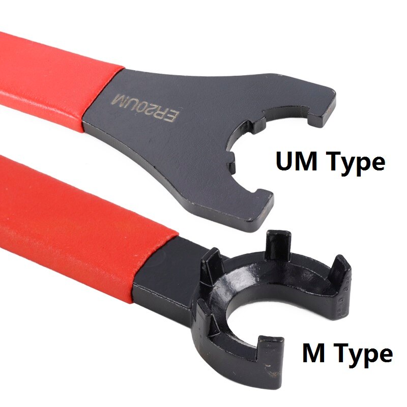 Xcan M/Um Soort Er Spantang Moer Moersleutel 1Pc ER11/ER16/ER20/ER25/ER32 Cnc Frees Draaibank Gereedschap Er Spanner