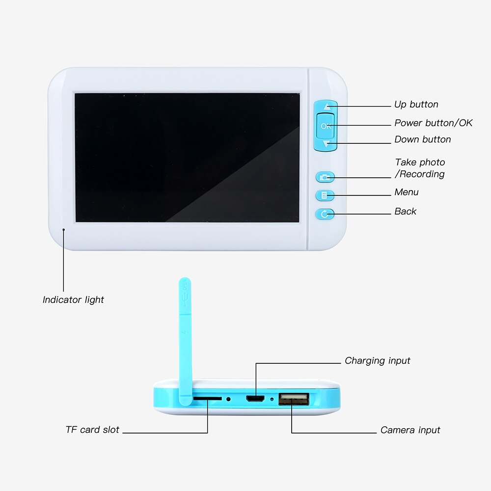 3.9Mm Camera Visuele Earpick Otoscoop Oor Schoonmaken Endoscoop Inspectie Ear Wax Schoonmaken Tool Apparaat Voor Cleaning De Ear Wax