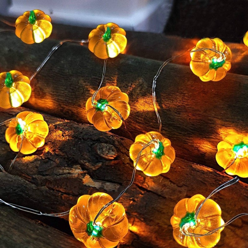 Pumpkin Horror Eyeballs LED String Lights Portable Leds Halloween Party Decoration For Home Bar Atmosphere Decor