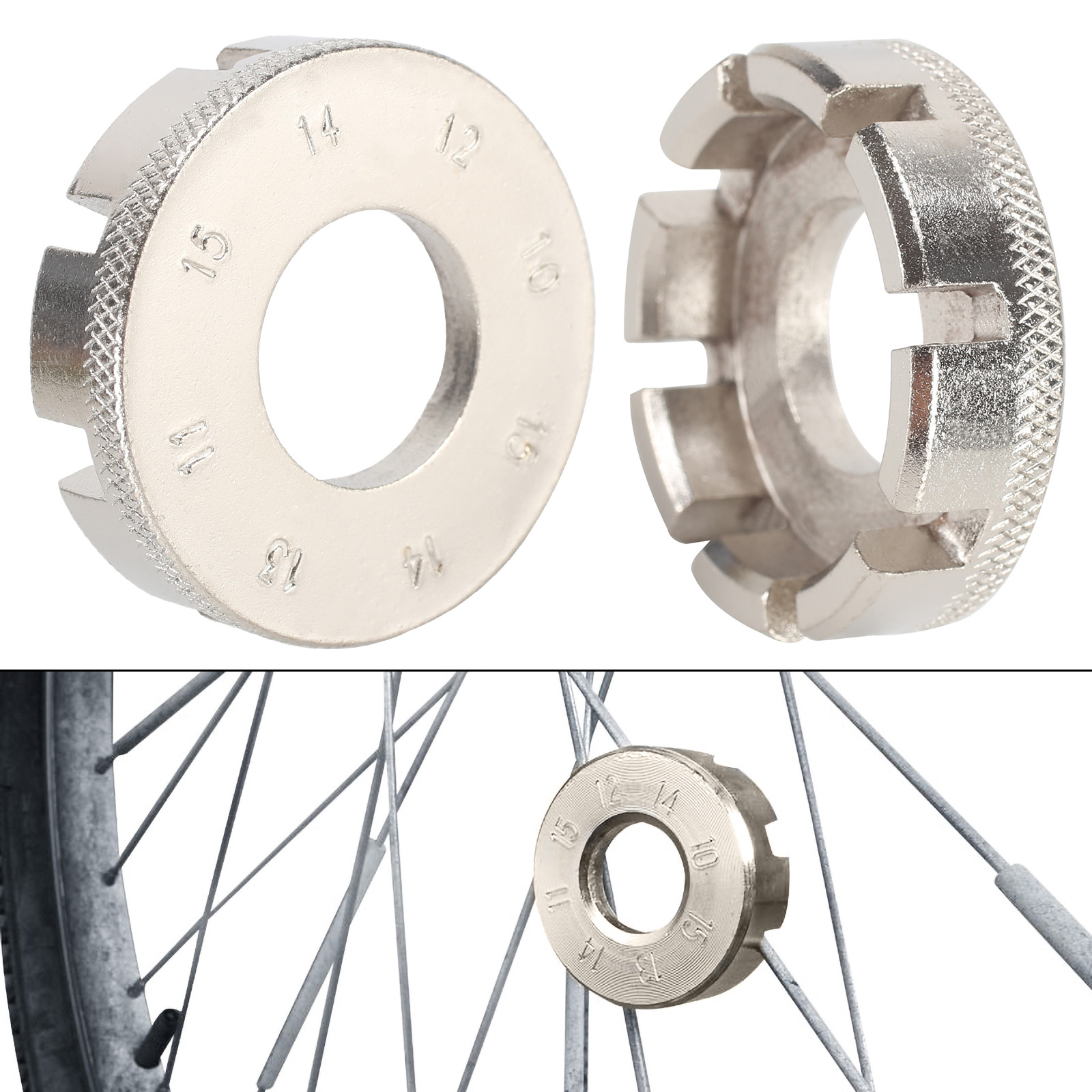 1PCS Fiets Spaaksleutel Gereedschap Racefiets Spaken Sleutel Fietsen Gereedschap Stalen Wielen Tool MTB Fiets Reparatie Remover fiets Accessoires