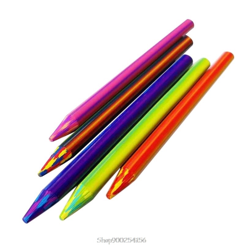 5.6mmX90mm Magic Rainbow Pencil Lead Art Sketch Drawing Color Lead School Office Supplies N12 20