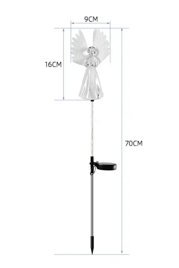 1 stuks zonne-tuinlamp, upgrade waterdichte zonne-lantaarn, heeft twee verlichtingsmodi zonne-buitenlamp tuindecoratie