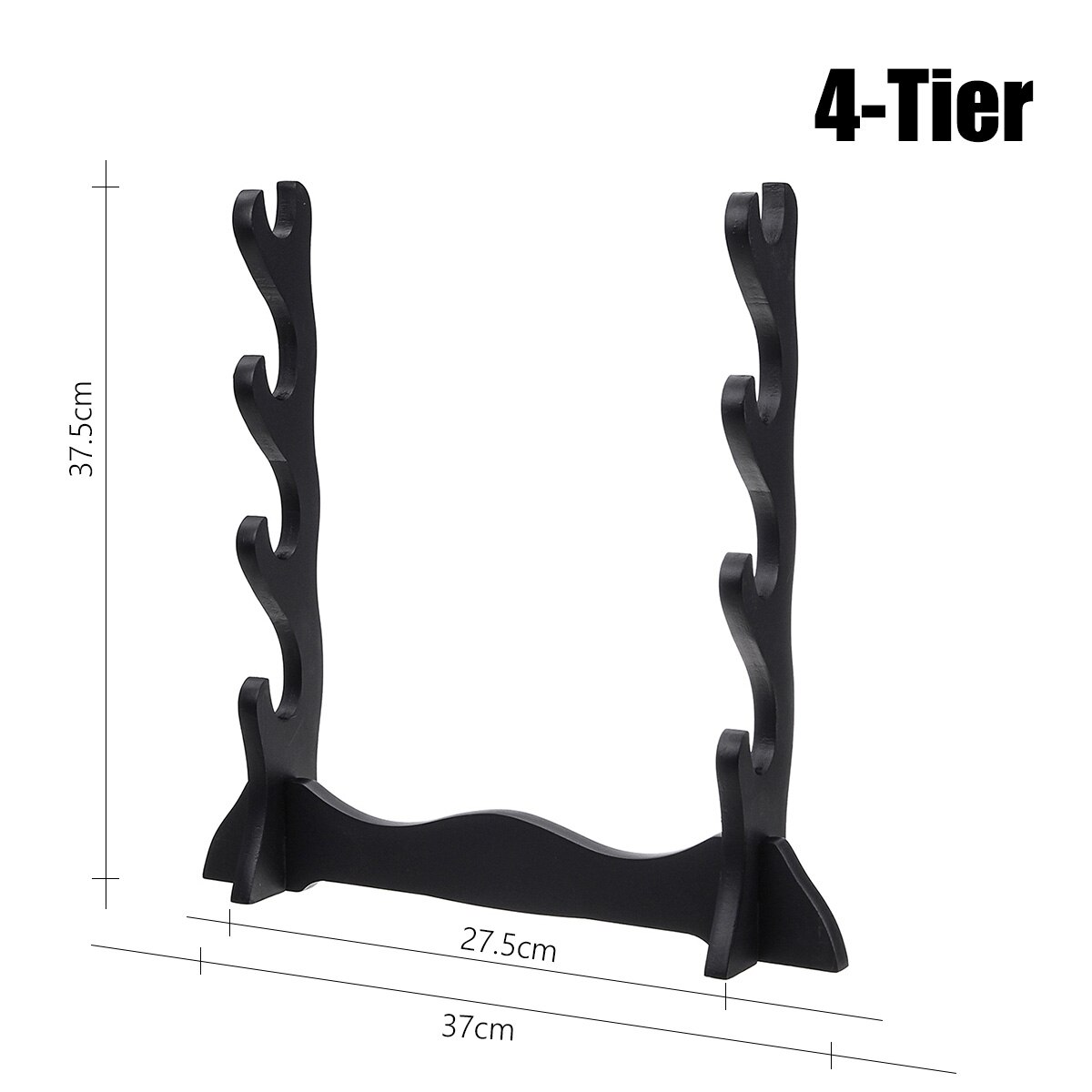 Wall-mounted 1/2/3/4-Tier Samurai Sword Holder Wakizashi Katana Holder Stand Hanger Bracket Rack Display Home Decor Decoration