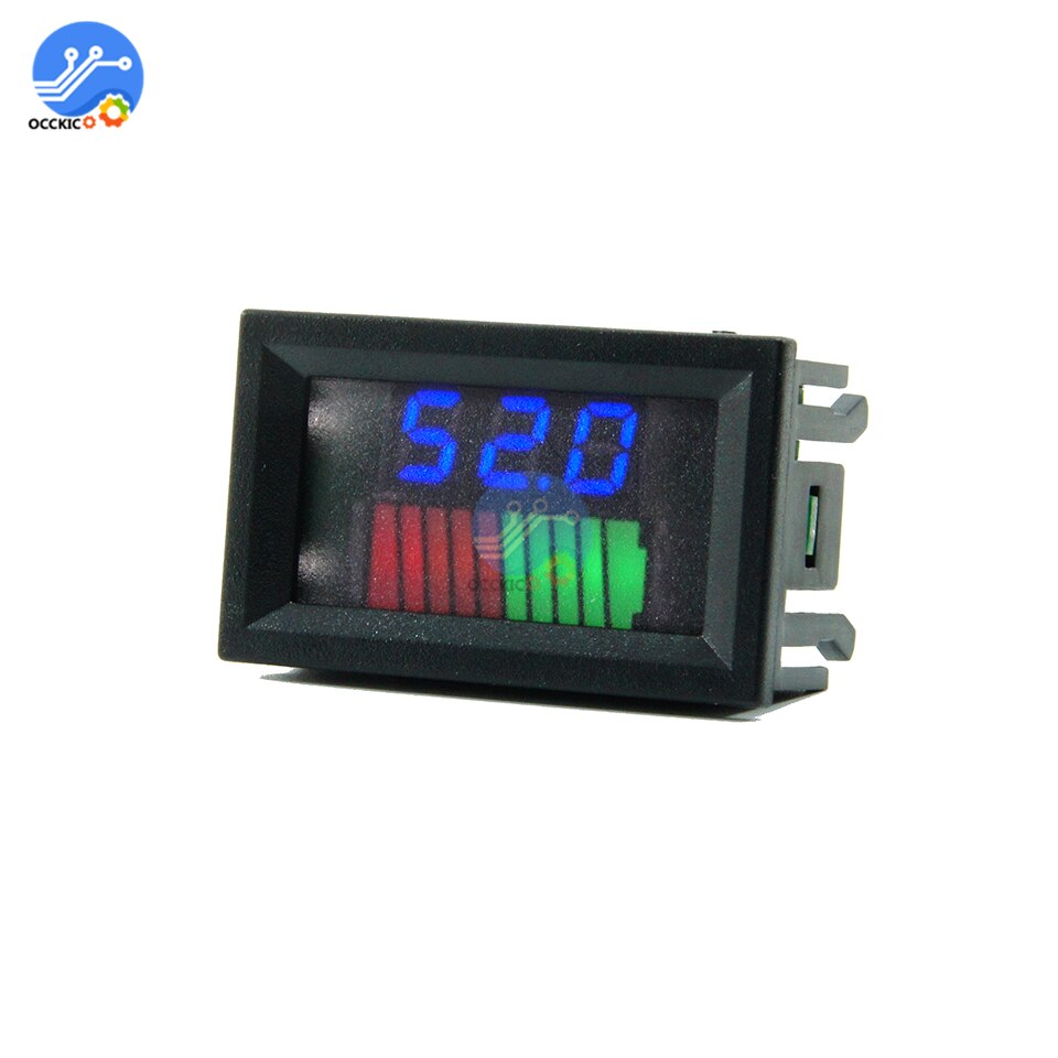 12V/36V/60V 24V/48V/72V 10-segment battery level indicator tester battery capacity digital indicator meter power level signal