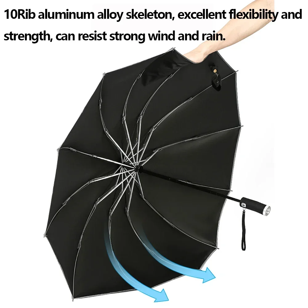 großer Reises chirm Wind dicht Stark Wind dicht wasserdicht Regenschirm voll automatisch öffnen und schließen Golfs chirm upf50