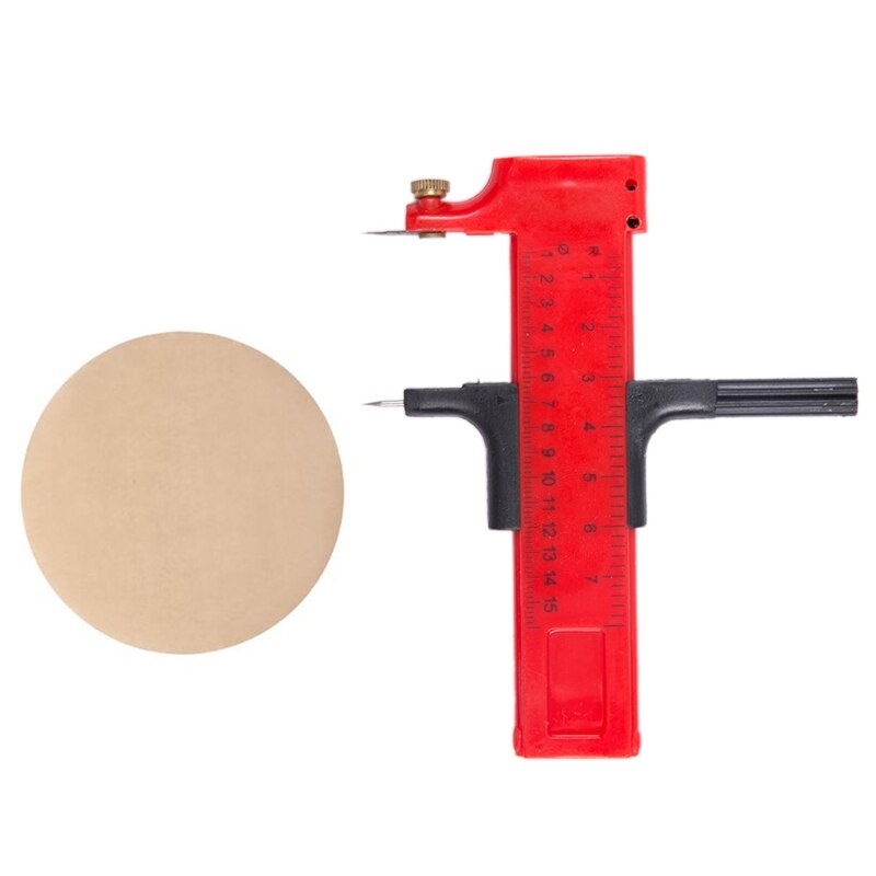 Rotary Compass Circle Cutter Paper Cardboard Rubber Vinyl Leather Art Craft Tool