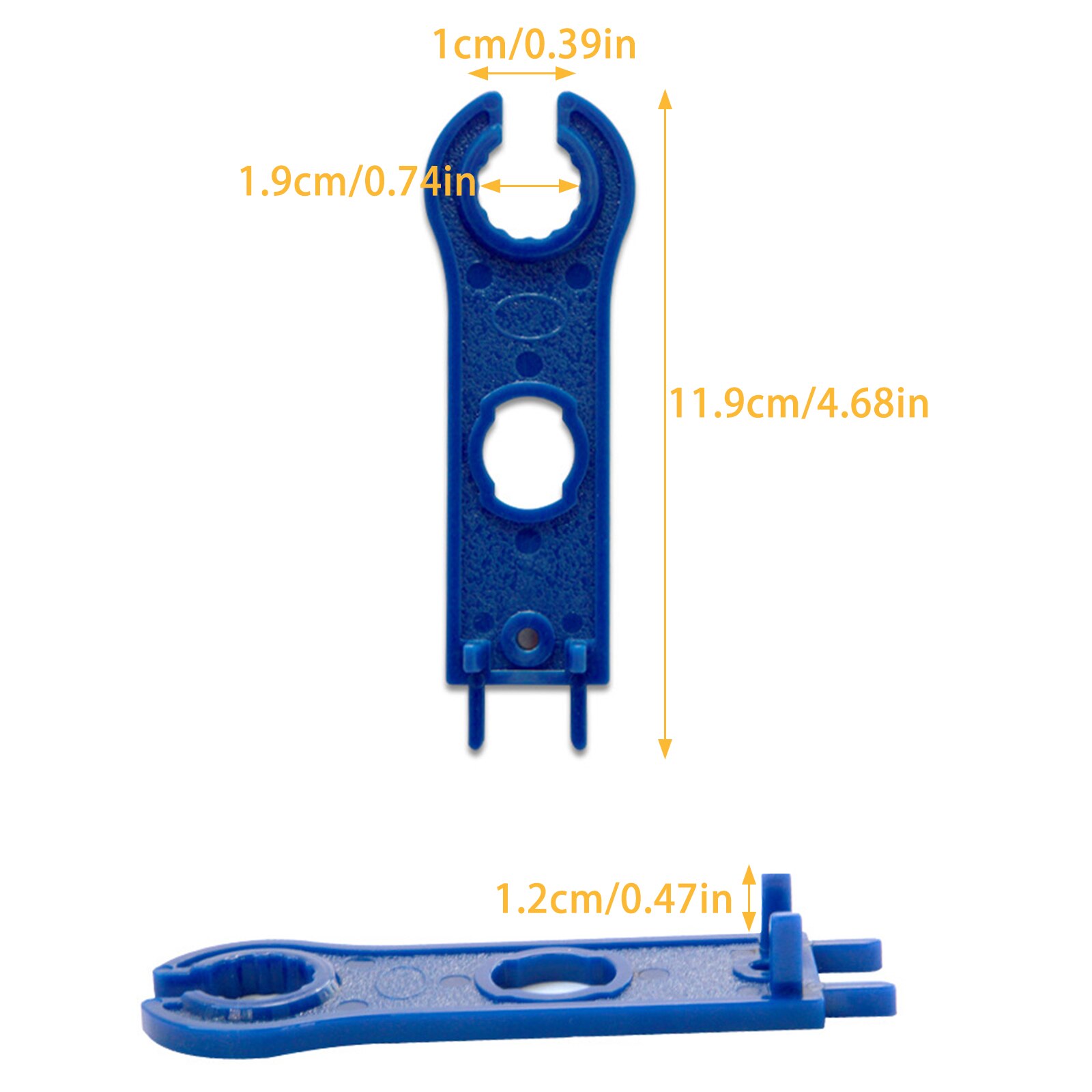 2 Pcs Of MC4 Spanner Solar Panel Connector Disconnect Tool Spanners Solar Wrench ABS Plastic Pocket Solar Connector Wrench