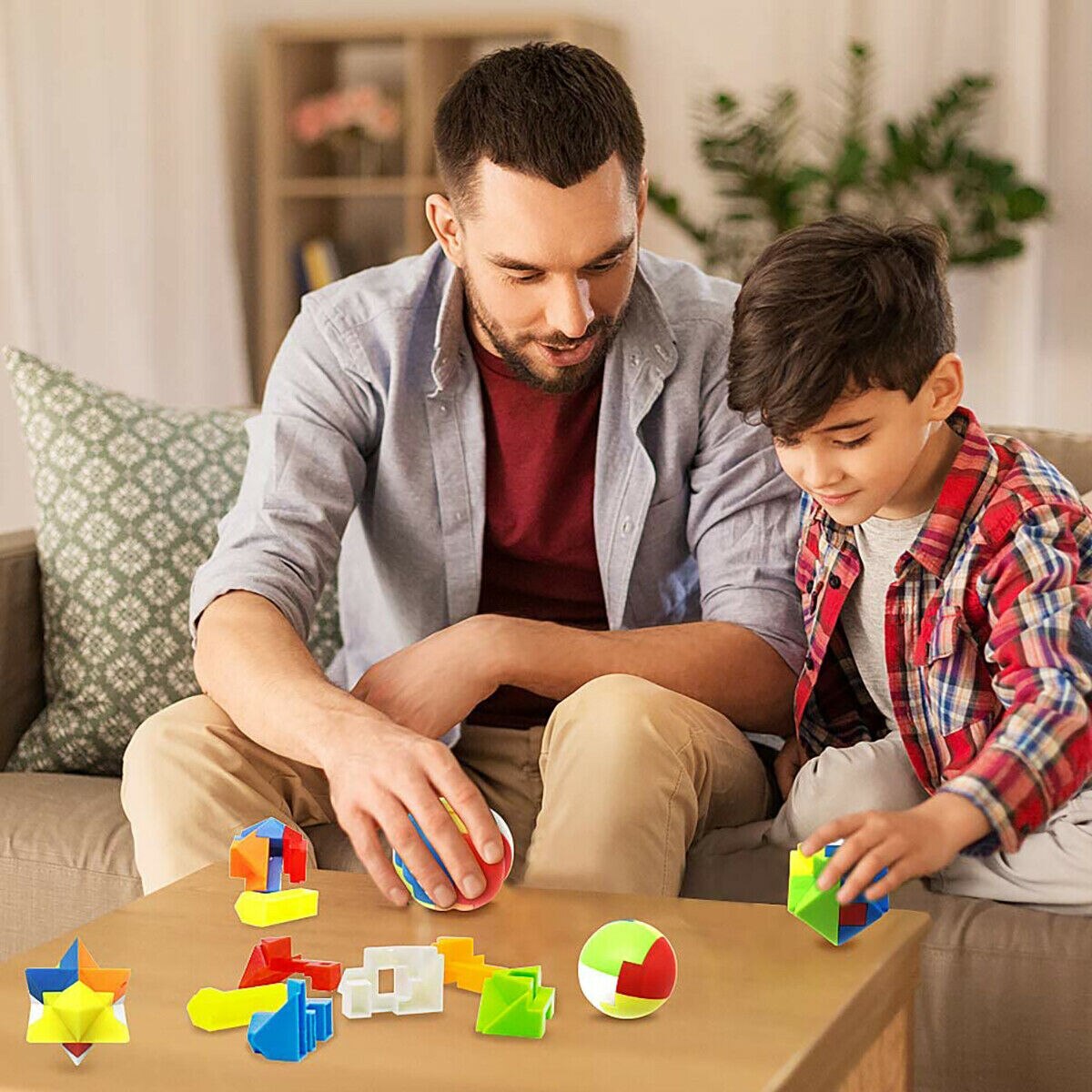 Puzzle de noël avec calendrier de l&#39;avent, 24 pièces, , casse-tête, jouet, compte à rebours, boîte aveugle,