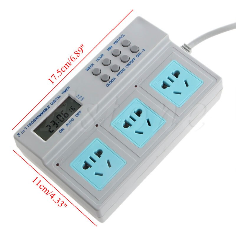 Digital Socket Plug Microcomputer Control Electronic Programmable Timer Switch AU Plug