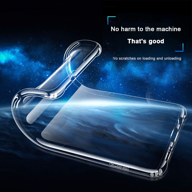AOXIN 3D Clear Phone Case For Samsung Galaxy S20 S10 S9 S8 Plus S10e S7 edge Case Transparent Soft TPU Silicone Bag Shell Cover